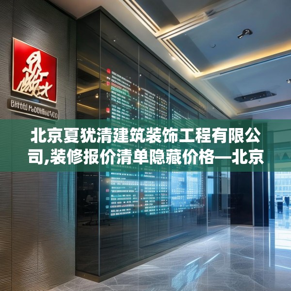 北京夏犹清建筑装饰工程有限公司,装修报价清单隐藏价格—北京夏犹清建筑装饰工程有限公司175.a51b52c55fgy.62poiy