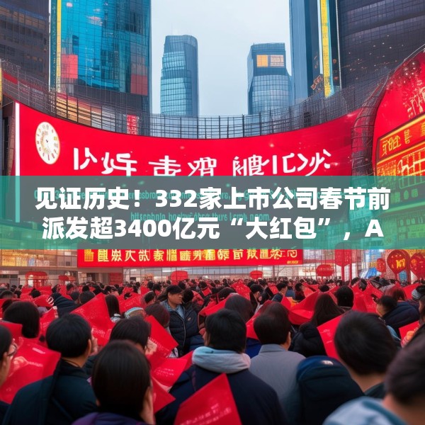 见证历史！332家上市公司春节前派发超3400亿元“大红包”，A股一年多次分红渐成常态