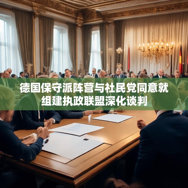 德国保守派阵营与社民党同意就组建执政联盟深化谈判