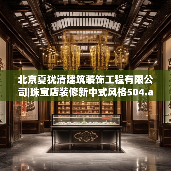 北京夏犹清建筑装饰工程有限公司|珠宝店装修新中式风格504.a380b381c384fgy.391nbn