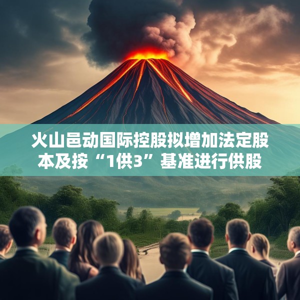 火山邑动国际控股拟增加法定股本及按“1供3”基准进行供股