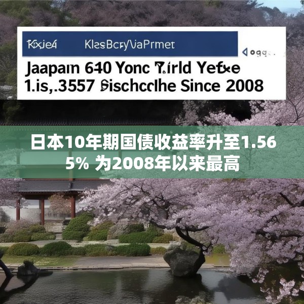 日本10年期国债收益率升至1.565% 为2008年以来最高