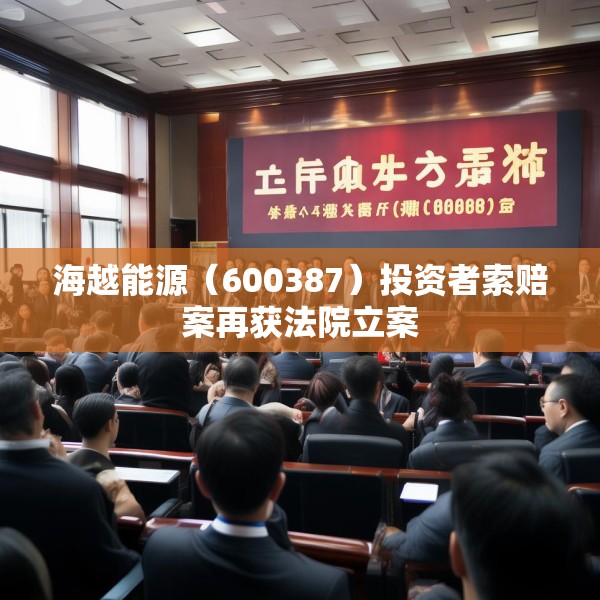 海越能源（600387）投资者索赔案再获法院立案