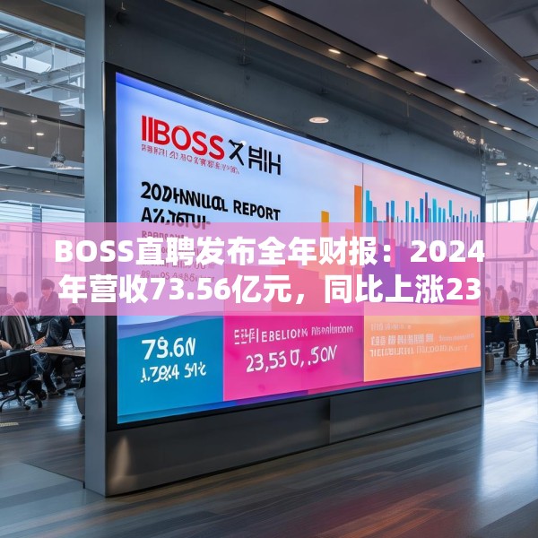 BOSS直聘发布全年财报：2024年营收73.56亿元，同比上涨23.6%