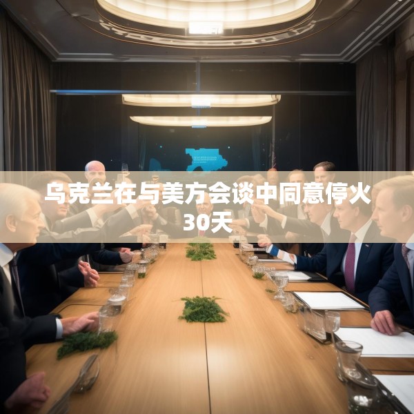 乌克兰在与美方会谈中同意停火30天