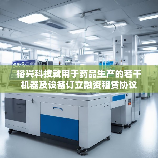 裕兴科技就用于药品生产的若干机器及设备订立融资租赁协议