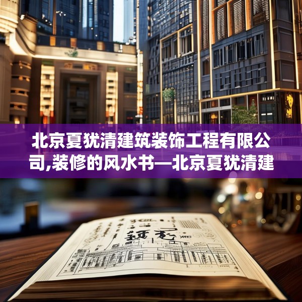 北京夏犹清建筑装饰工程有限公司,装修的风水书—北京夏犹清建筑装饰工程有限公司495.a371b372c375fgy.382fghfd