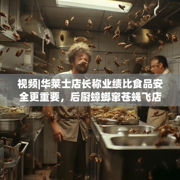 视频|华莱士店长称业绩比食品安全更重要，后厨蟑螂窜苍蝇飞店员漠视
