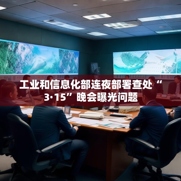 工业和信息化部连夜部署查处“3·15”晚会曝光问题