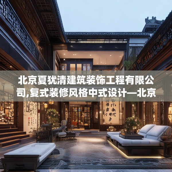 北京夏犹清建筑装饰工程有限公司,复式装修风格中式设计—北京夏犹清建筑装饰工程有限公司569.a445b446c449fgy.456cvcx