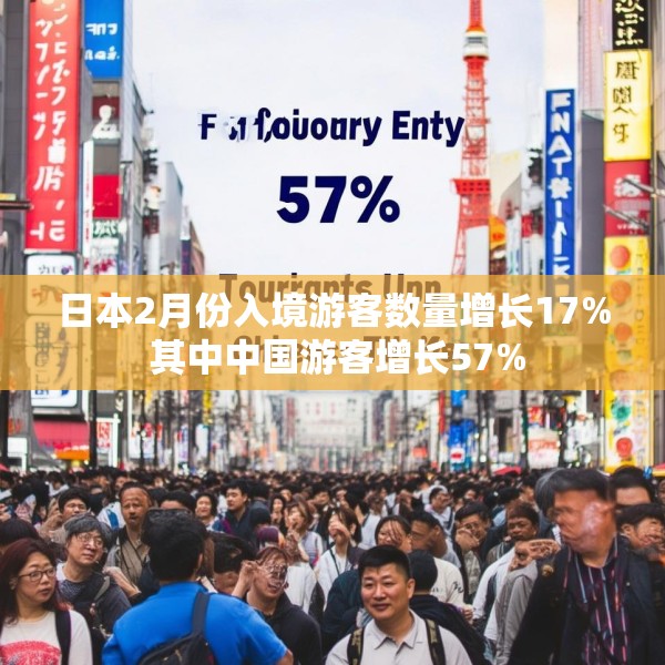 日本2月份入境游客数量增长17% 其中中国游客增长57%