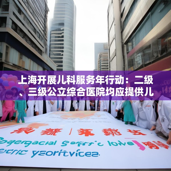 上海开展儿科服务年行动：二级、三级公立综合医院均应提供儿科服务