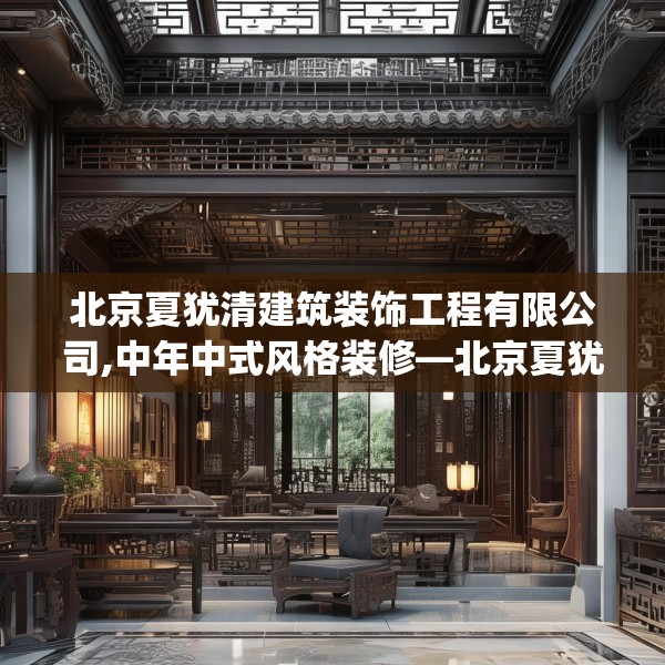 北京夏犹清建筑装饰工程有限公司,中年中式风格装修—北京夏犹清建筑装饰工程有限公司221.a97b98c101fgy.108fds