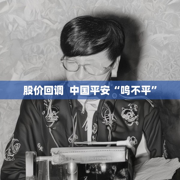 股价回调  中国平安“鸣不平”
