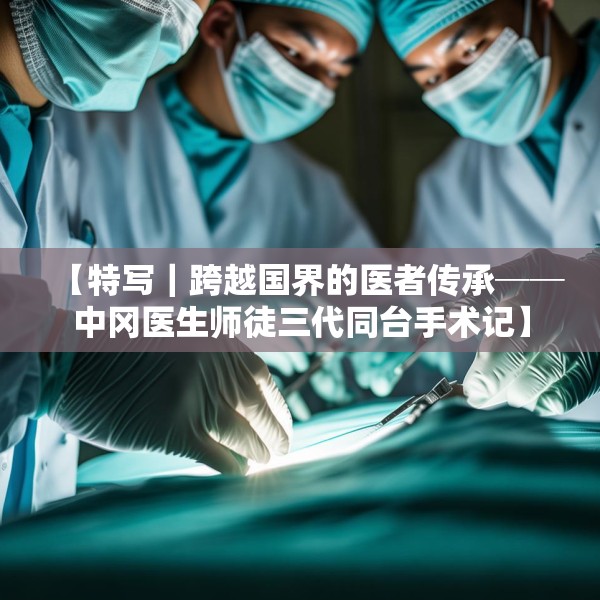 【特写｜跨越国界的医者传承──中冈医生师徒三代同台手术记】
