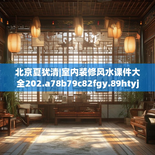 北京夏犹清|室内装修风水课件大全202.a78b79c82fgy.89htyj