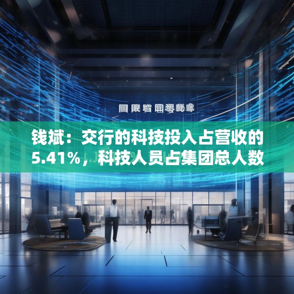 钱斌：交行的科技投入占营收的5.41%，科技人员占集团总人数9.44%