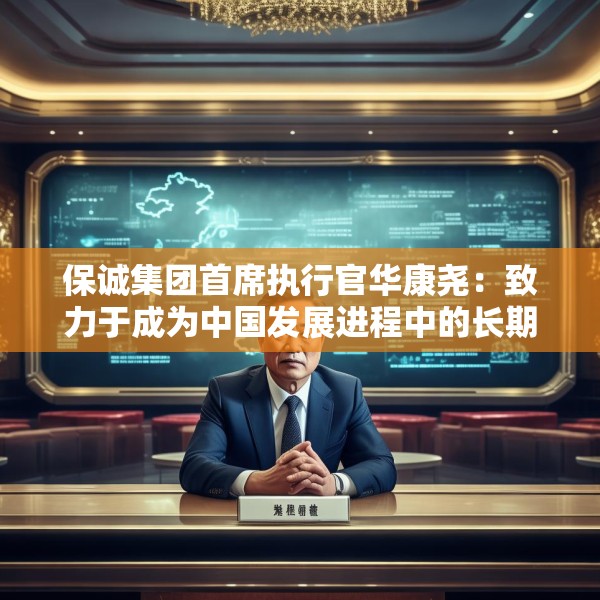 保诚集团首席执行官华康尧：致力于成为中国发展进程中的长期合作伙伴