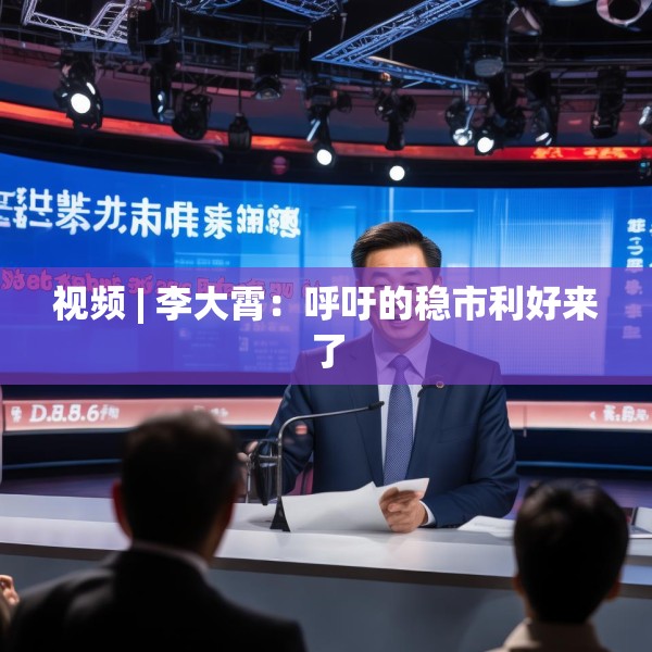 视频 | 李大霄：呼吁的稳市利好来了