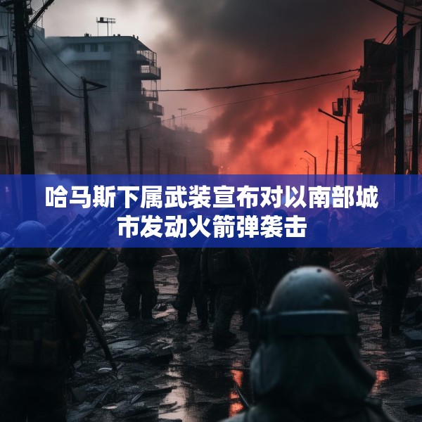 哈马斯下属武装宣布对以南部城市发动火箭弹袭击