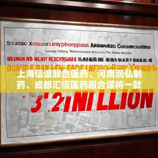 上海信谊联合医药、河南润弘制药、成都汇信医药因合谋将一款医保甲类麻醉注射液价格推高21倍，被罚2.2亿