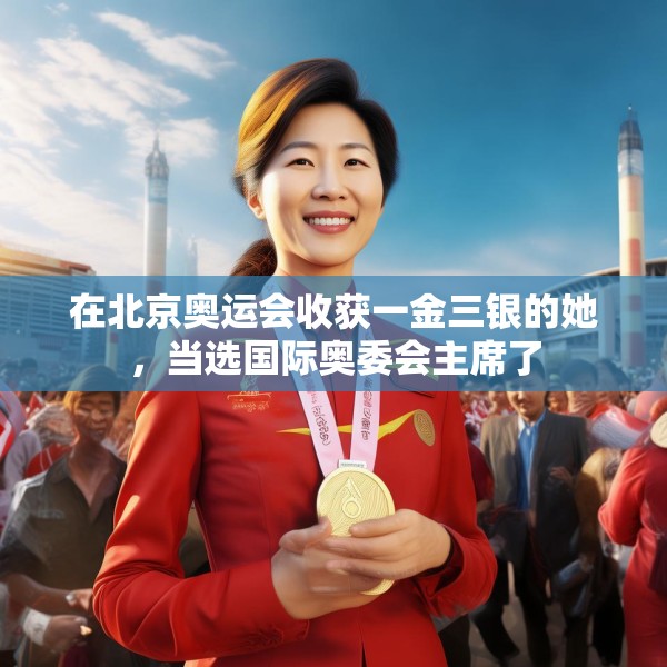在北京奥运会收获一金三银的她，当选国际奥委会主席了