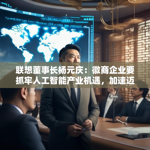 联想董事长杨元庆：徽商企业要抓牢人工智能产业机遇，加速迈向全球产业链的中高端