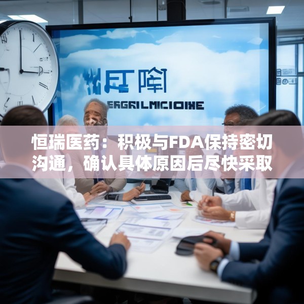 恒瑞医药：积极与FDA保持密切沟通，确认具体原因后尽快采取措施并重新提交申请