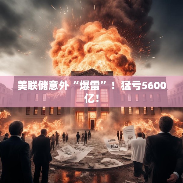 美联储意外“爆雷”！猛亏5600亿！