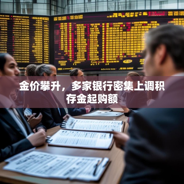 金价攀升，多家银行密集上调积存金起购额