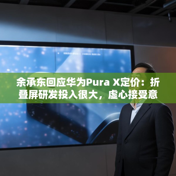余承东回应华为Pura X定价：折叠屏研发投入很大，虚心接受意见