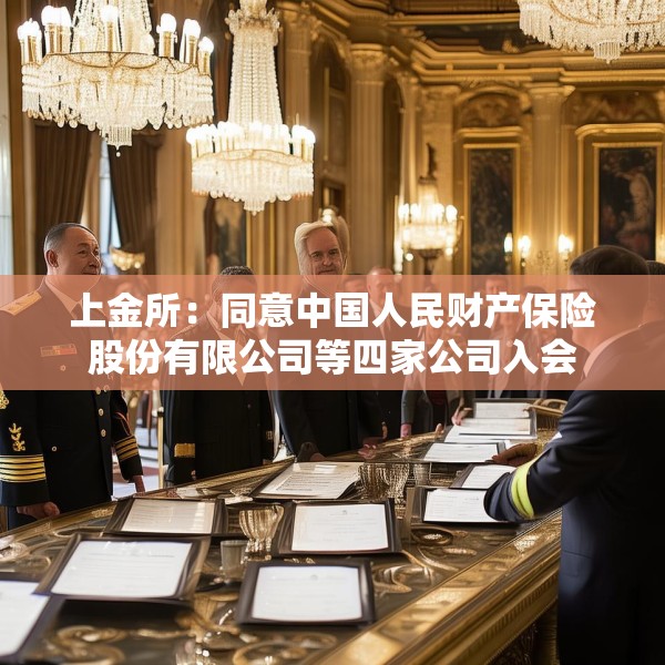 上金所：同意中国人民财产保险股份有限公司等四家公司入会