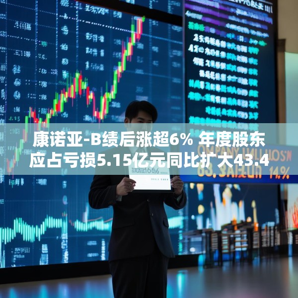 康诺亚-B绩后涨超6% 年度股东应占亏损5.15亿元同比扩大43.4%