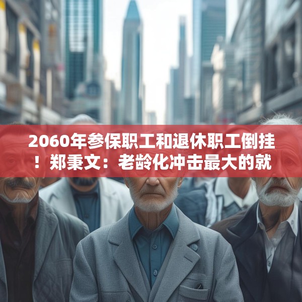 2060年参保职工和退休职工倒挂！郑秉文：老龄化冲击最大的就是养老金制度