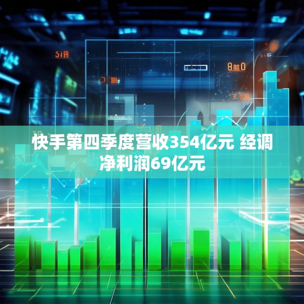 快手第四季度营收354亿元 经调净利润69亿元