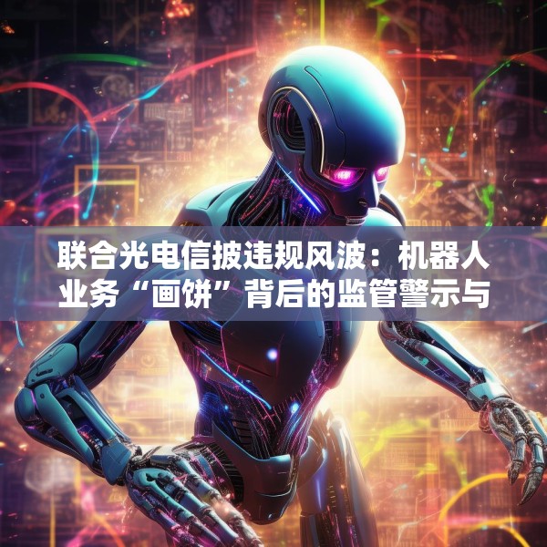 联合光电信披违规风波：机器人业务“画饼”背后的监管警示与战略迷途
