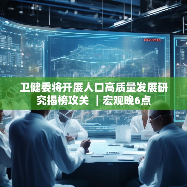 卫健委将开展人口高质量发展研究揭榜攻关 ｜宏观晚6点