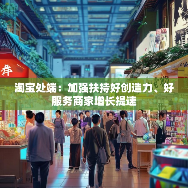 淘宝处端：加强扶持好创造力、好服务商家增长提速