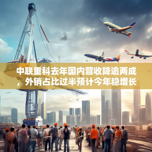 中联重科去年国内营收降逾两成，外销占比过半预计今年稳增长