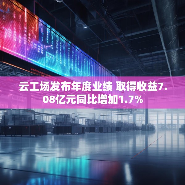 云工场发布年度业绩 取得收益7.08亿元同比增加1.7%