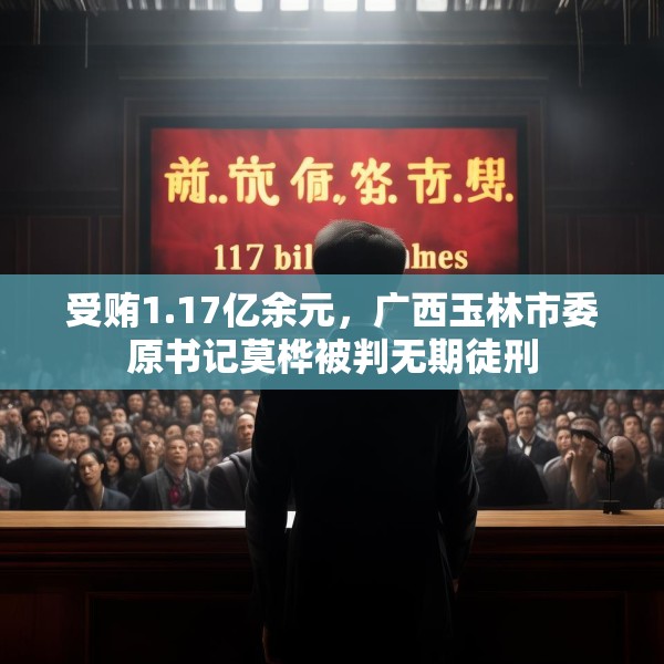 受贿1.17亿余元，广西玉林市委原书记莫桦被判无期徒刑