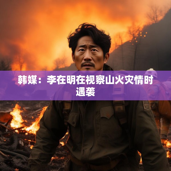 韩媒：李在明在视察山火灾情时遇袭