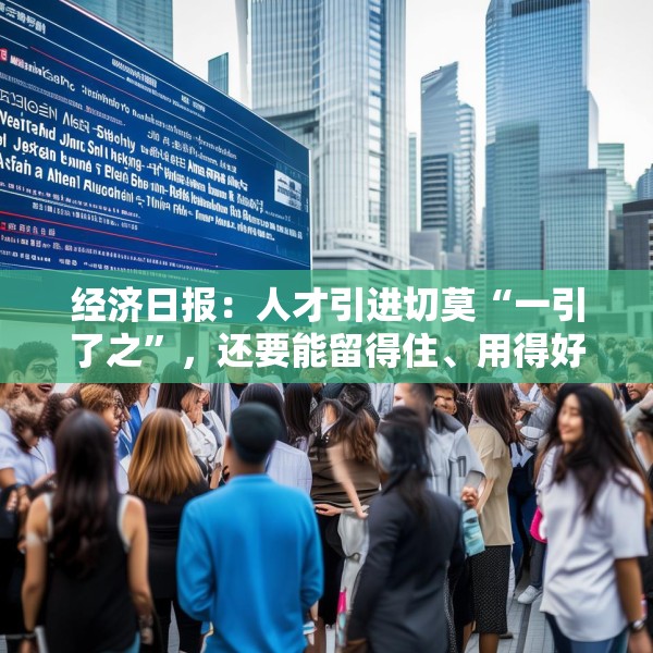 经济日报：人才引进切莫“一引了之”，还要能留得住、用得好