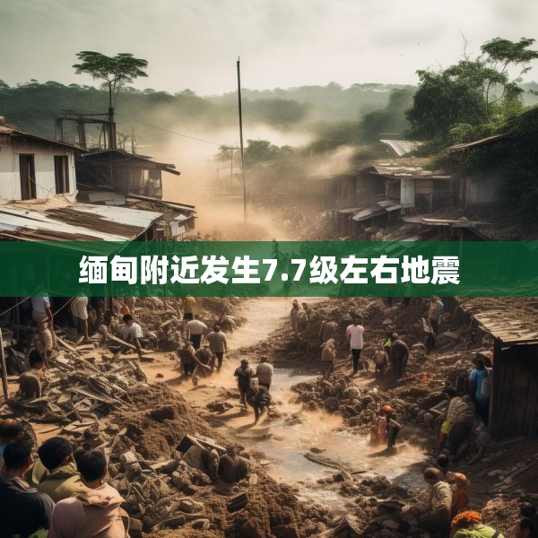 缅甸附近发生7.7级左右地震