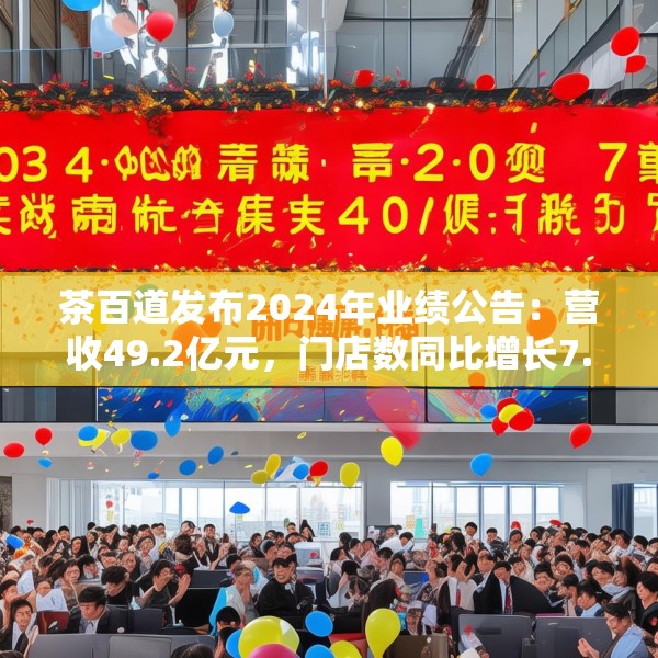 茶百道发布2024年业绩公告：营收49.2亿元，门店数同比增长7.6%