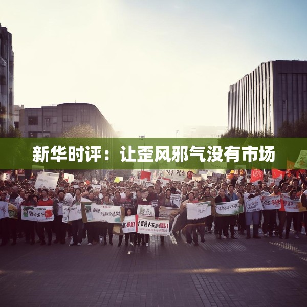 新华时评：让歪风邪气没有市场