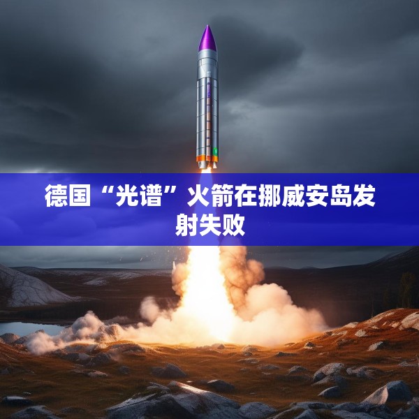 德国“光谱”火箭在挪威安岛发射失败