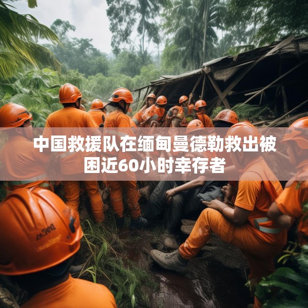 中国救援队在缅甸曼德勒救出被困近60小时幸存者