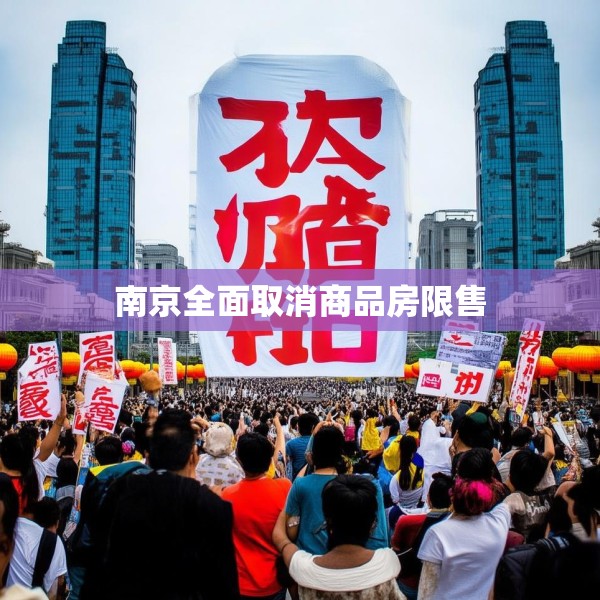 南京全面取消商品房限售