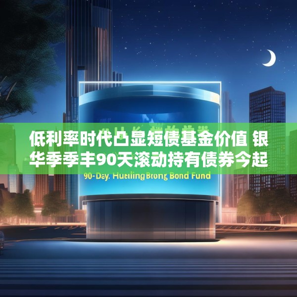 低利率时代凸显短债基金价值 银华季季丰90天滚动持有债券今起发行